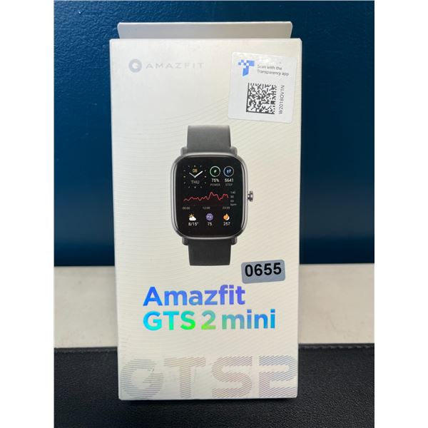 Lot of 1 Amazfit GTS 2 Mini Fitness Smart Watch GPS Tracker w/ 1.55inch Display Screen