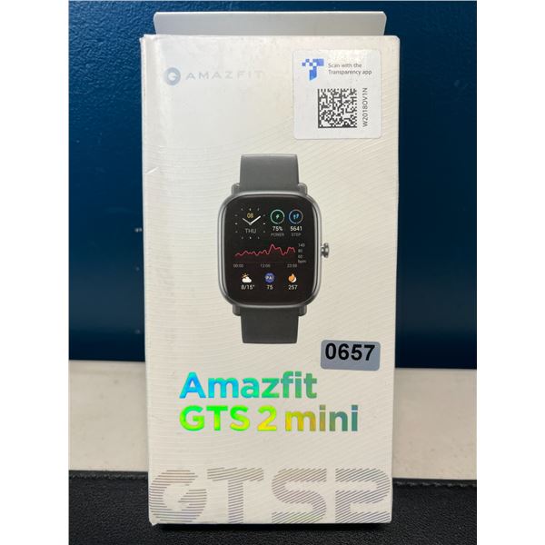 Lot of 1 Amazfit GTS 2 Mini Fitness Smart Watch GPS Tracker w/ 1.55inch Display Screen