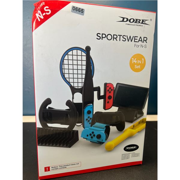 Lot of 1 14-in-1 Sportswear Accessory Kit for Nintendo Switch