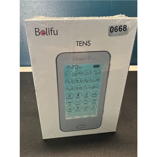 Lot of 1 Belifu Dual Channel TENS Pain Relief Muscle Stimulating Device - Brand New Sealed!!