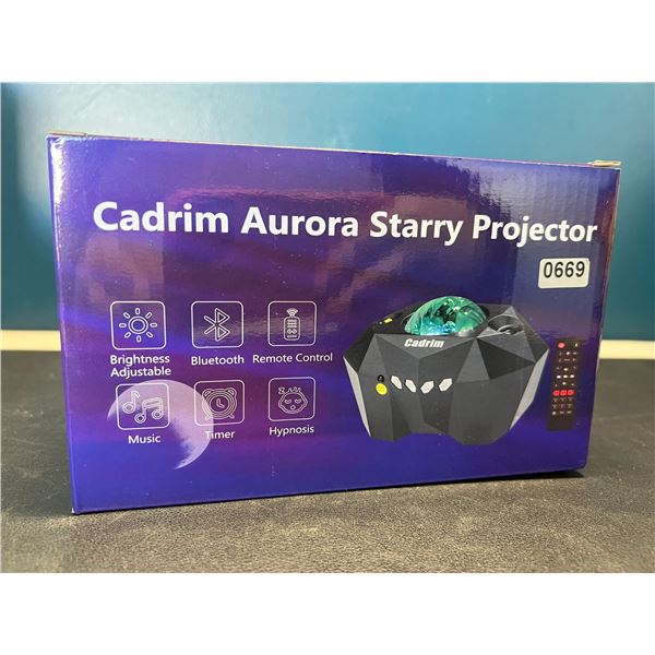 Lot of 1 Aurora Star Galaxy Projector/Starry Night Light w/ Remote Control