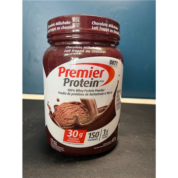 Lot of 1 Tub of Premier Protein Whey Powder - Chocolate Milkshake - 697g