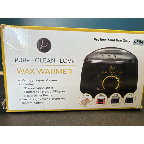 Lot of 1 Wax Warmer/Hair Removal Waxing Kit w/ Wax Beans & Pot (Waxing Kit)  - Brand New!