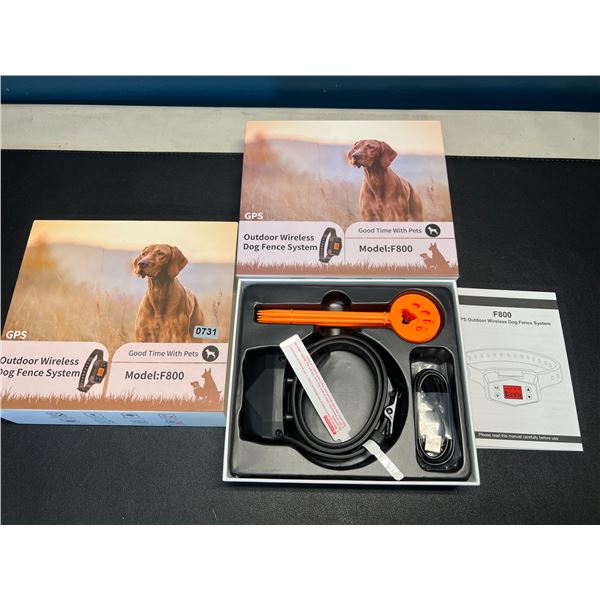 Lot of 1 GPS Outdoor Wireless Dog Fence System - Model F800