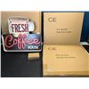 Image 1 : Lot of 3 LED Coffee House Light-Up Wall Signs/Decor Light Up Signs