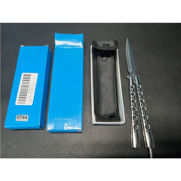 Lot of 2 Butterfly Stainless Steel Knives