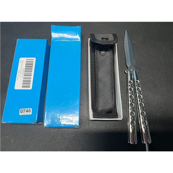 Lot of 2 Butterfly Stainless Steel Knives