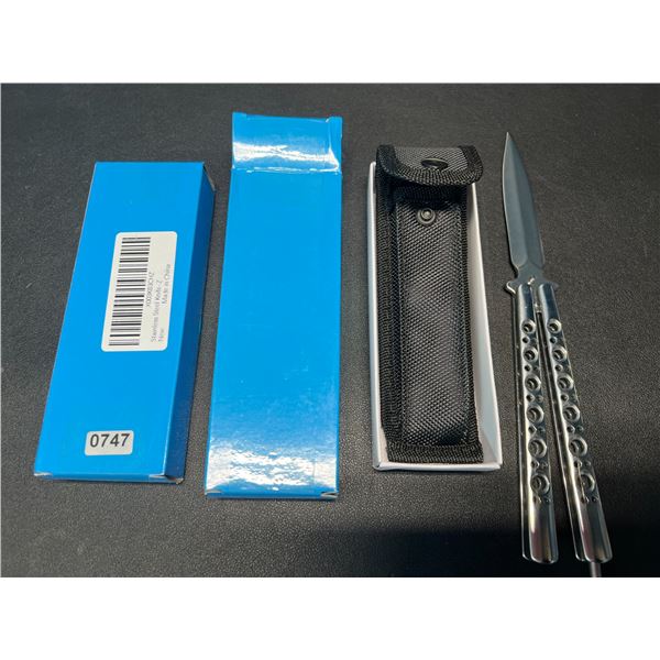 Lot of 2 Butterfly Stainless Steel Knives