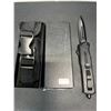 Image 1 : Lot of 1 Out-The-Front Carbon Fiber Pop-Out Knife