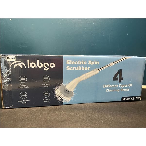 Lot of 1 Electric Spin Cleaning Brush w/ Assorted Heads