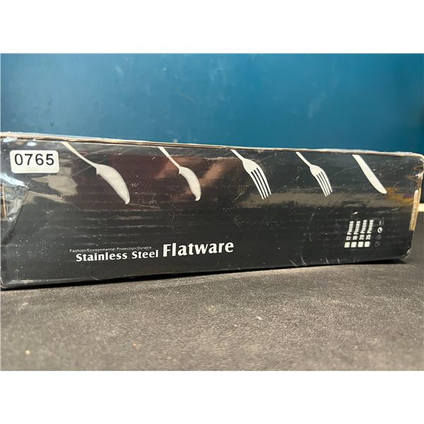 Lot of 1 Stainless Steel Flatware Kitchen Cutlery Set - 30 PCS