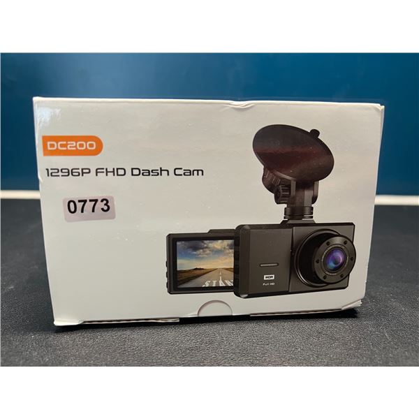 Lot of 1 DC200 FHD Dash Camera w/ 3" Display