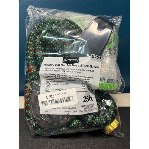 Lot of 1 25FT Expandable Garden Hose w/ Nozzle