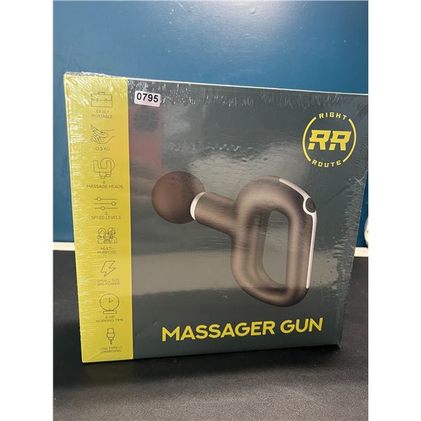 Lot of 1 RightRoute Handheld Deep-Tissue Massage Gun - Brand New SEALED!