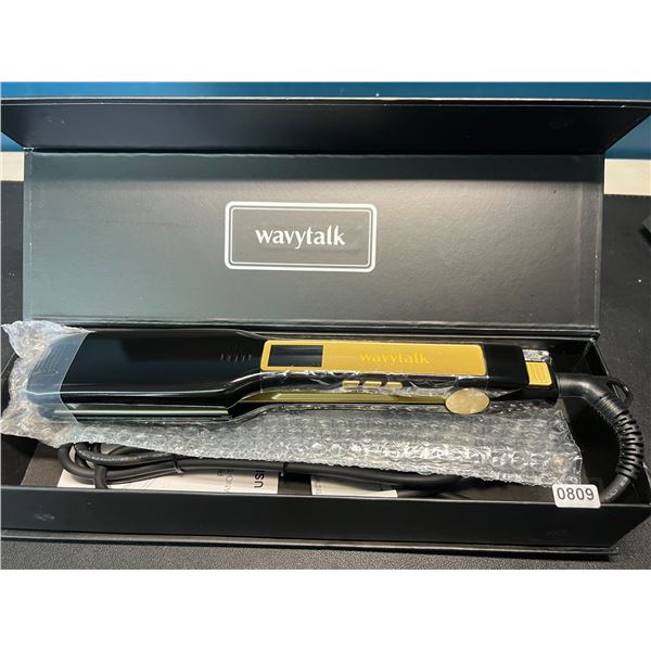Lot of 1 WavyTalk Nano Titanium Flat Iron/Hair Straightener (Wide Plate)