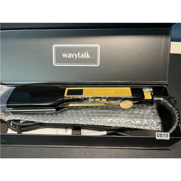 Lot of 1 WavyTalk Nano Titanium Flat Iron/Hair Straightener (Wide Plate)