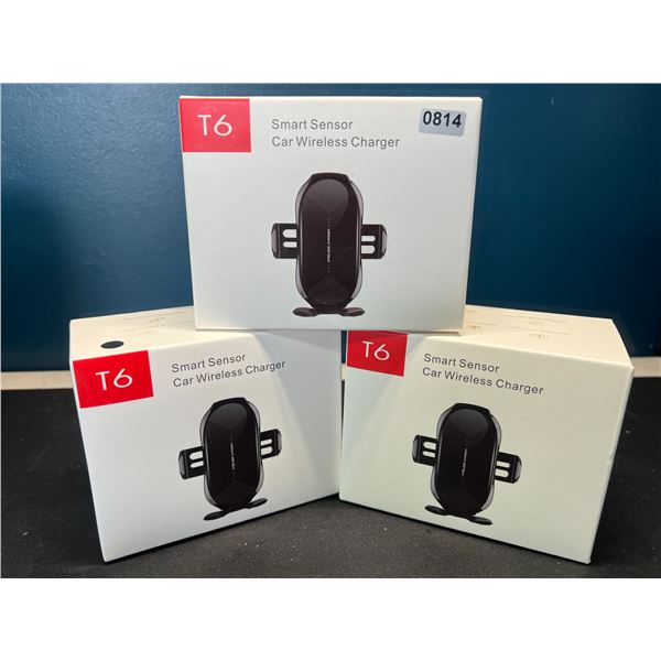 Lot of 3 Car Smart Wireless Chargers