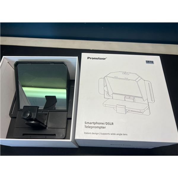 Lot of 1 Pronstoor Smartphone/DSLR Teleprompter