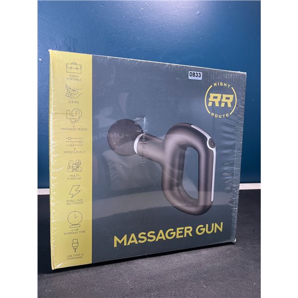 Lot of 1 RightRoute Handheld Deep-Tissue Massage Gun - Brand New SEALED!