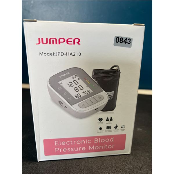 Lot of 1 Jumper Electronic Blood Pressure Monitor