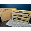 Image 1 : Lot of 1 Bamboo Kitchen Wrap/Foil Organizer & Cutter