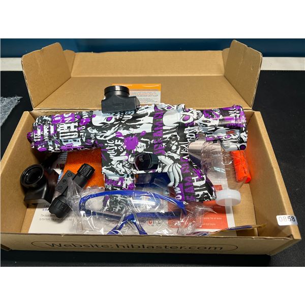 Lot of 1 Electric Automatic Gel Ball Blaster Gun - Purple Camo