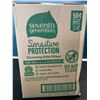 Image 3 : Lot of 1 Box of Seventh Generation Sensitive Baby Wipes - 7packs x 72 wipes per pack