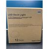 Image 1 : Lot of 1 Box of LED Deck Lights - 2.5inch Waterproof Landscape Lights - 12 PCS in Box