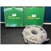 Image 1 : Lot of 2 Boxes of LED String Outdoor/Indoor Christmas Lights - Cool White - 165Ft Length