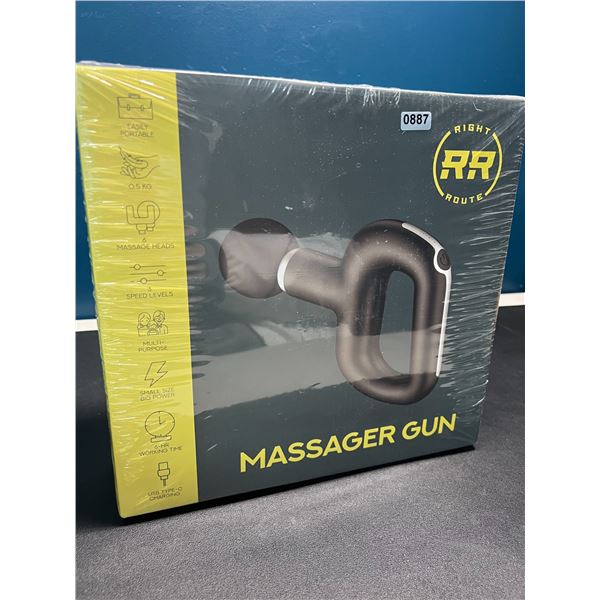 Lot of 1 RightRoute Handheld Deep-Tissue Massage Gun - Brand New SEALED!