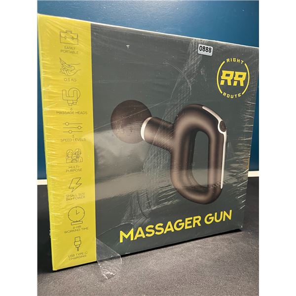 Lot of 1 RightRoute Handheld Deep-Tissue Massage Gun - Brand New SEALED!