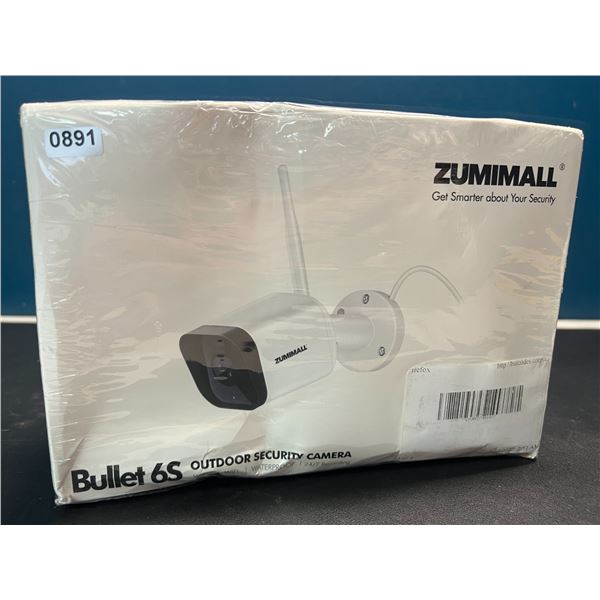 Lot of 1 Zumimall Bullet 6S Outdoor Wifi Security Camera