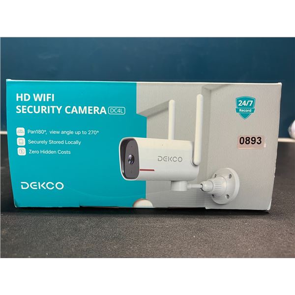 Lot of 1 Dekco HD Wifi Security Camera