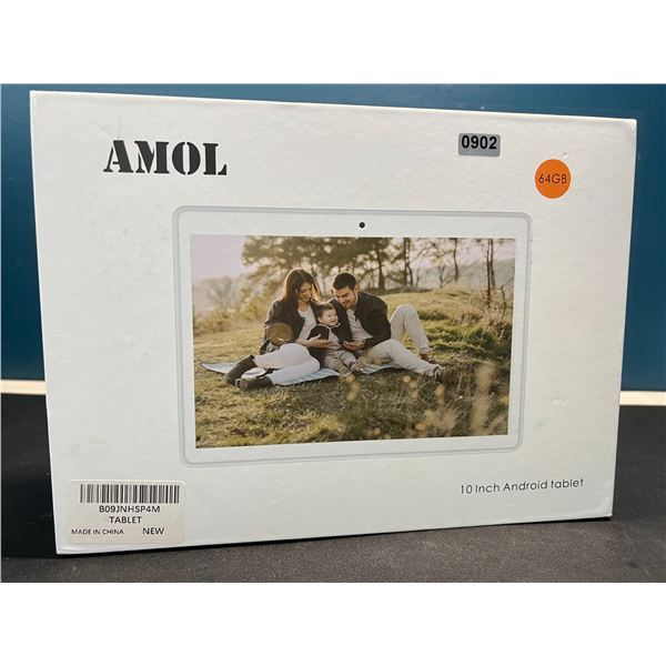 Lot of 1 Amol 10 Inch Android Tablet 64GB - BRAND NEW!