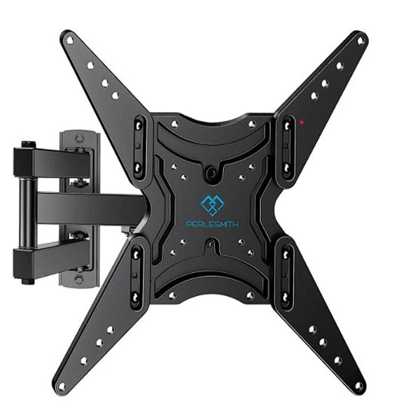 Lot of 1 Perlesmith Full Motion TV Wall Mount - For TV's 26"-60"