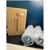 Image 2 : Lot of GoHome Sleeping/Bed Pillows - 2 Pack - Grey