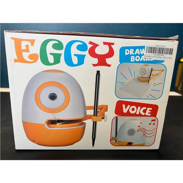 Lot of 1 EGGY the Robot Teacher - Educational Drawing Robot Toy; Teaches Words, Numbers, Shapes, etc