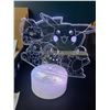 Image 2 : Lot of 1 3D Light-Up Acrylic Pokemon Lamp/Night Light - 3 Different Acrylic Displays Included!
