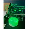 Image 4 : Lot of 1 3D Light-Up Acrylic Pokemon Lamp/Night Light - 3 Different Acrylic Displays Included!