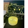 Image 3 : Lot of 1 3D Light-Up Acrylic Pokemon Lamp/Night Light - 3 Different Acrylic Displays Included!
