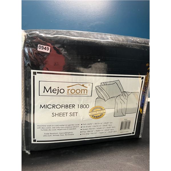 Lot of 1 Full Size Sheet Set - Black