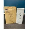 Image 1 : Lot of 1 Tessan Surge Protector/Multi-Outlet Power Tower w/ 3 USB Ports