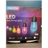Image 1 : Lot of 1 Asahom LED Bulb Outdoor String Lights - 48Ft Length w/ Bluetooth Control