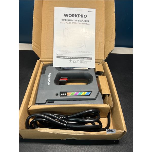 Lot of 1 WorkPro Corded Electric Staple Gun