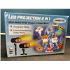 Image 1 : Lot of 1 LED Outdoor Motion Projector - Changeable Holiday Design Slides & Colours
