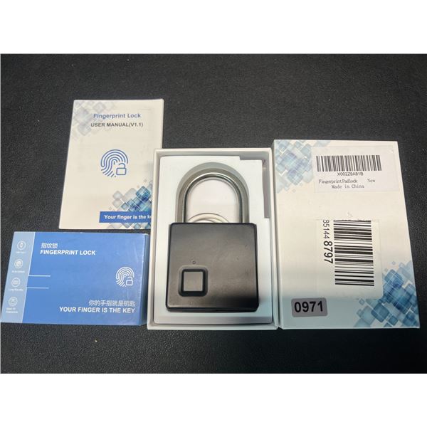 Lot of 1 Fingerprint Padlock