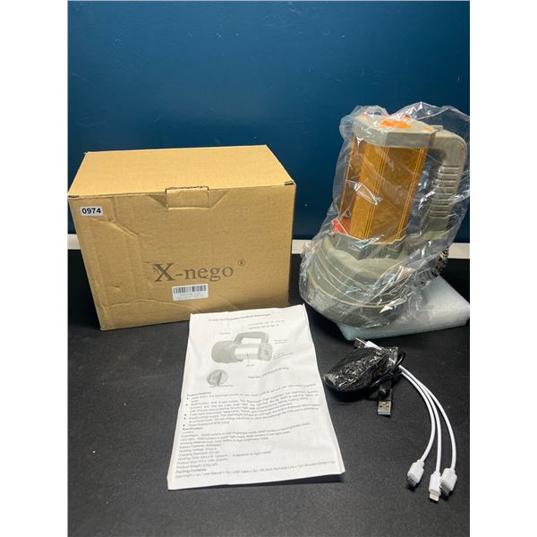 Lot of 1 Rechargeable LED Handheld Spotlight/Search Light