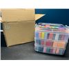Image 1 : Lot of 1 Box of Polymer Clay - 60 Colors