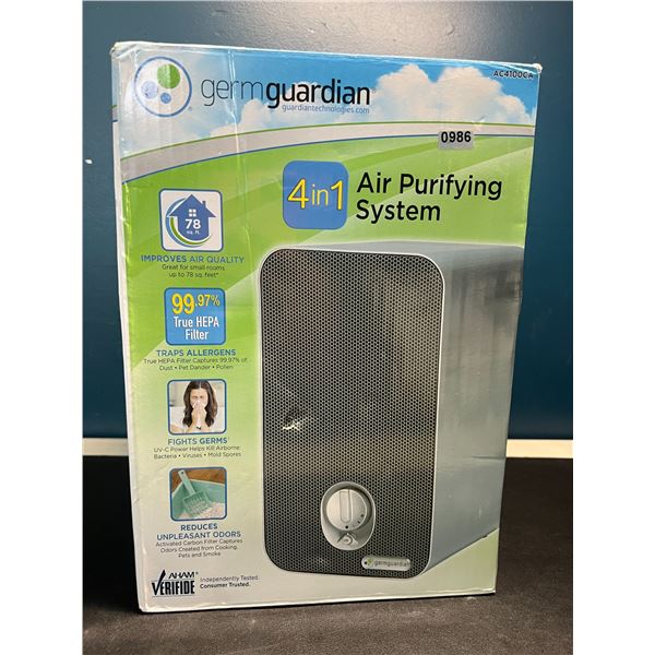 Lot of 1 GermGuardian 4-in-1 Air Purifying System