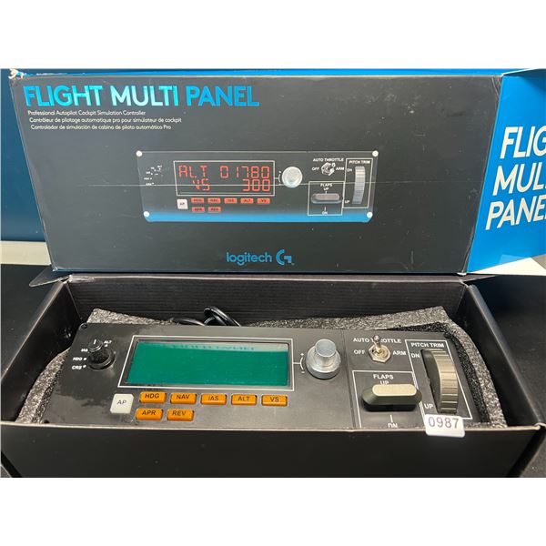 Lot of 1 Logitech G Flight Multi Panel